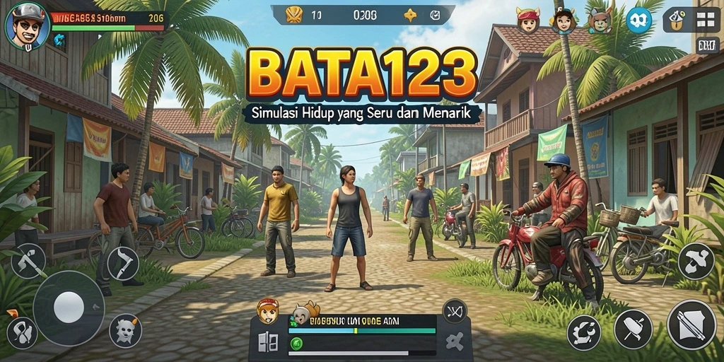 Tampilan gameplay BATA123 yang menampilkan interaksi karakter dan objek.