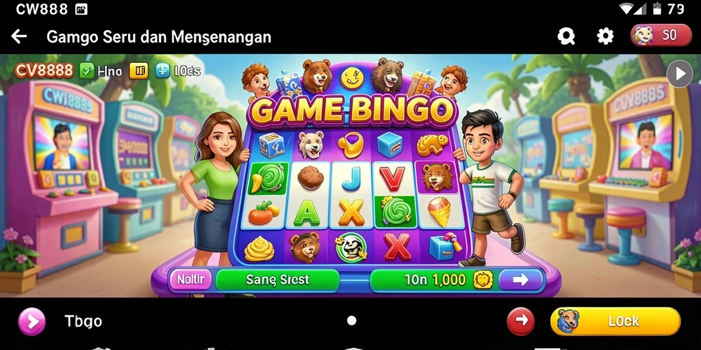 Tampilan gameplay Bingo yang seru dan menarik di CW8888.