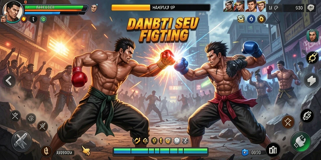 Tampilan gameplay menarik dari <strong>HARAPJP</strong> yang menampilkan aksi Fighting.