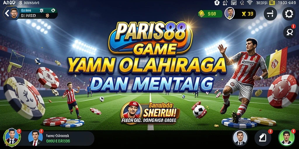 Tampilan gameplay seru dari PARIS88 yang melibatkan berbagai cabang olahraga.