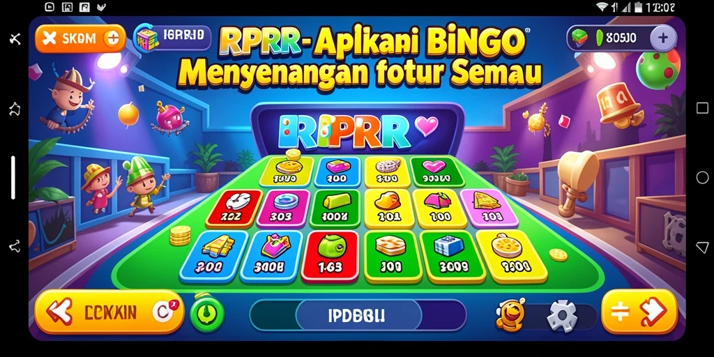 Screenshot gameplay RPRR yang menunjukkan keseruan bermain Bingo.