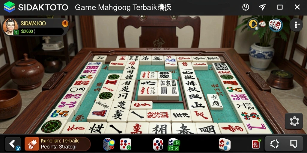Screenshot gameplay SIDAKTOTO yang menampilkan aksi Mahjong seru.