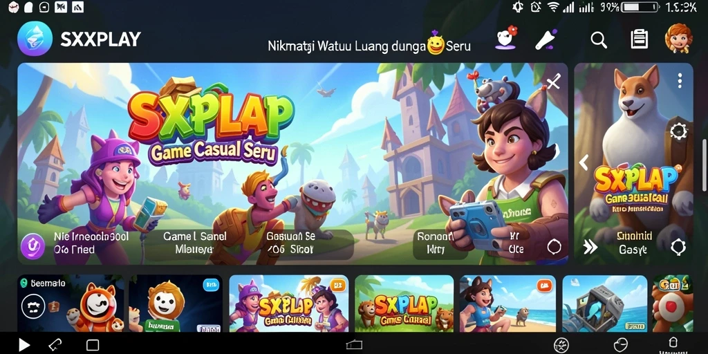Tampilan gameplay <strong>SXXPLAY</strong> yang mengasyikkan dan penuh warna.